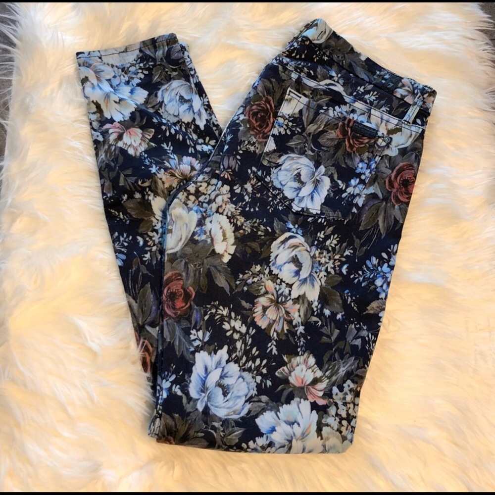 7 for all mankind-blue floral jeans
